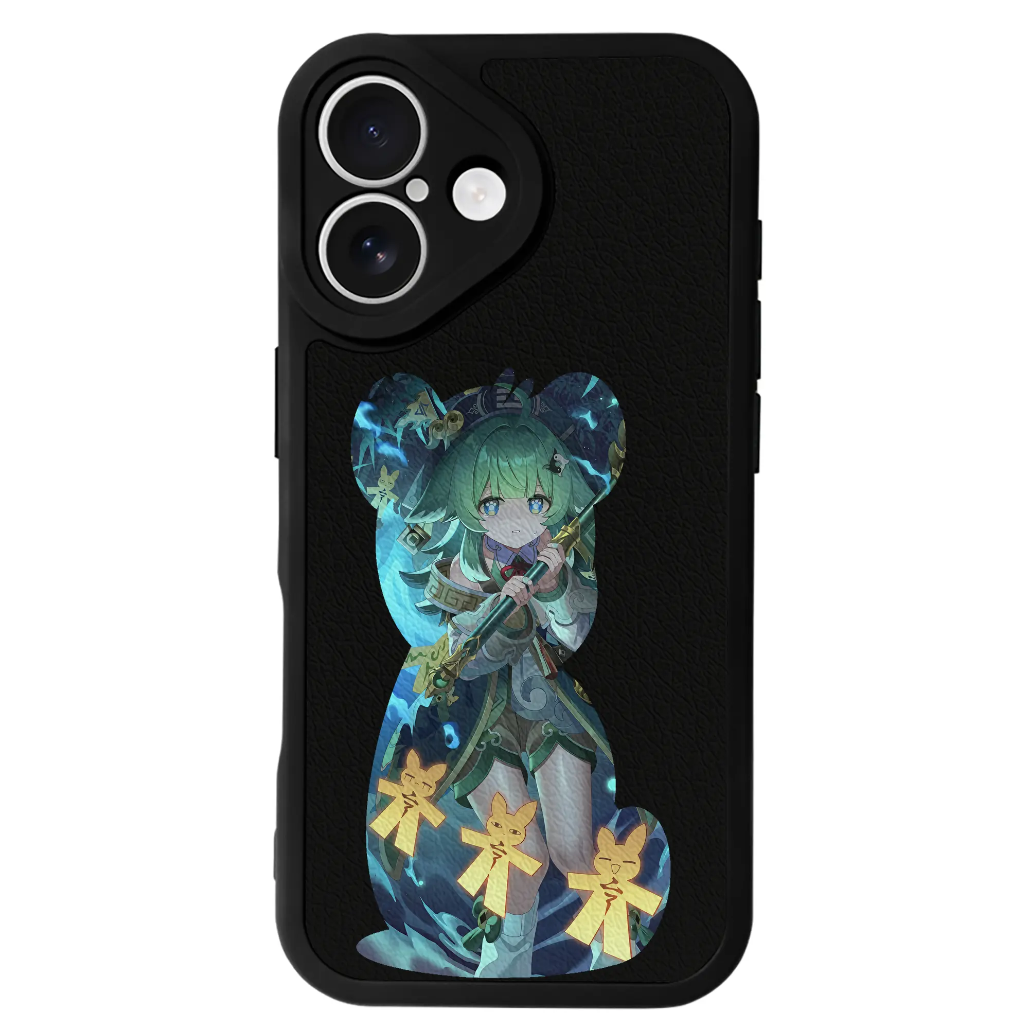 崩壊：スターレイル グッズ フォフォ - IPhone 16シリーズ対応 ・ シリコンスマホケース ・ レザー調 ・ 高精度フィット ・ 耐衝撃 ・ ワイヤレス充電対応 ・ 精密カット